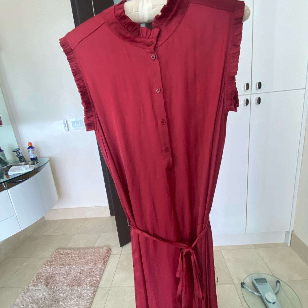 Zadig & Voltaire Burgundy Maxi Dress - Picture 10 of 16